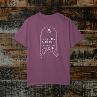 Illustrated Scripture - Matthew 21:5 - Behold Your King Messianic Tee