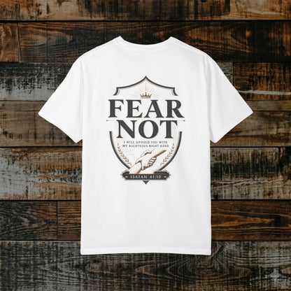 Illustrated Scripture - Isaiah 41:10 - Fear not I will uphold you tee