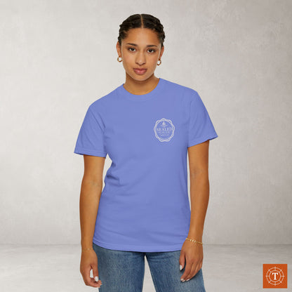 Sealed by the Spirit — Ephesians 1:13 Subtle Scripture Tee | Chest Print