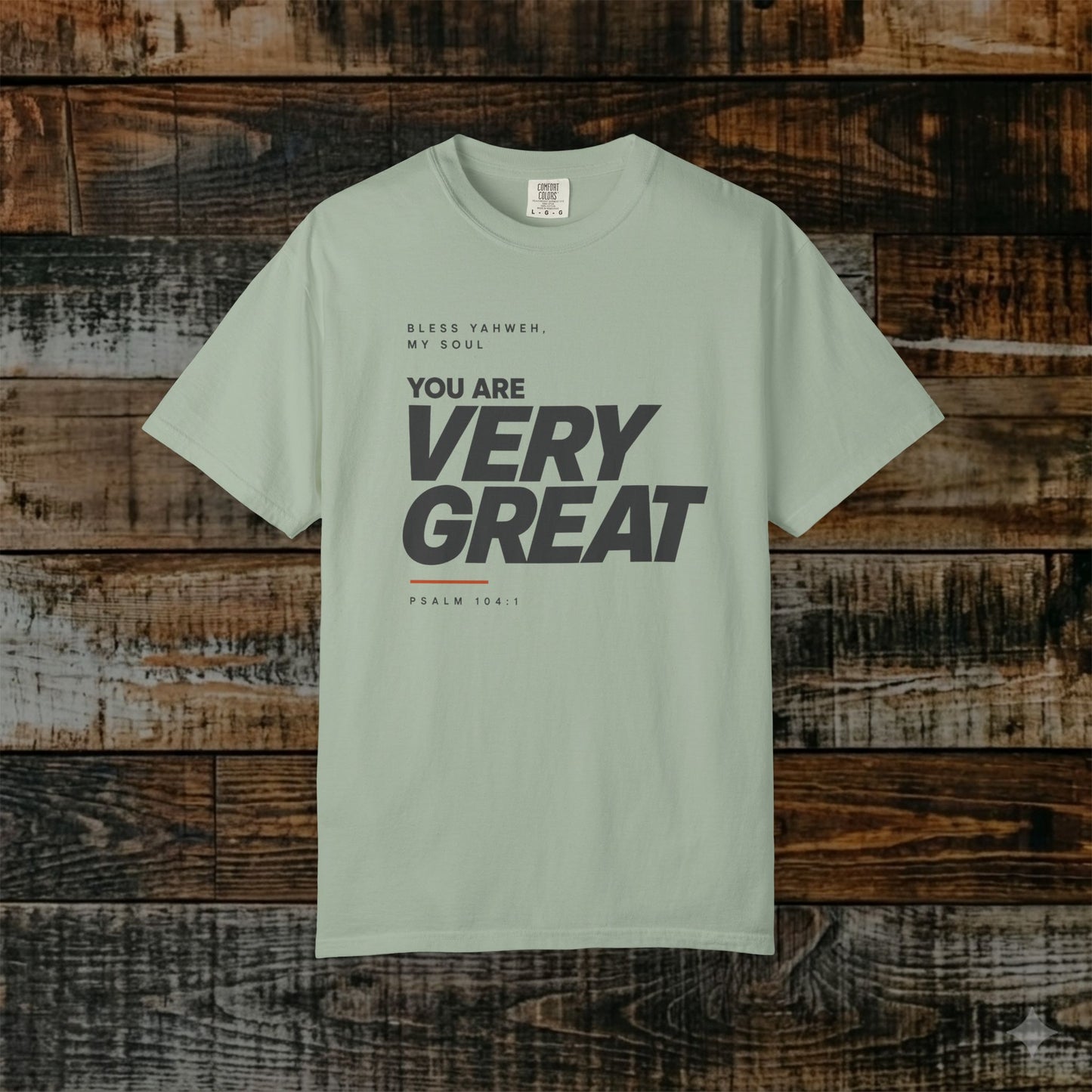 Psalm 104:1 Yahweh Minimalist Hebrew Roots Scripture Tee - Bless Yahweh, my soul