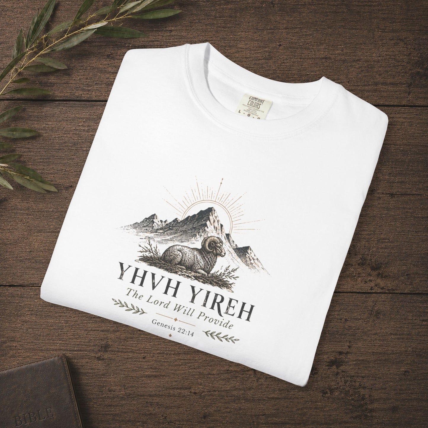 YHVH YIREH - Names of God Tee - Genesis 22:14 - Front Print