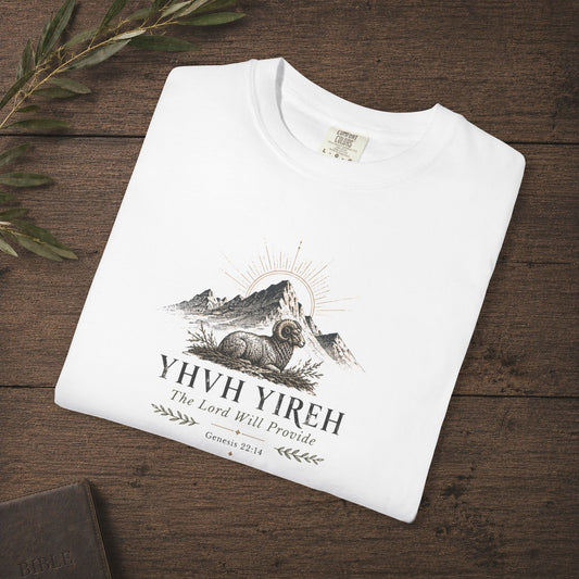 YHVH YIREH - Names of God Tee - Genesis 22:14 - Front Print