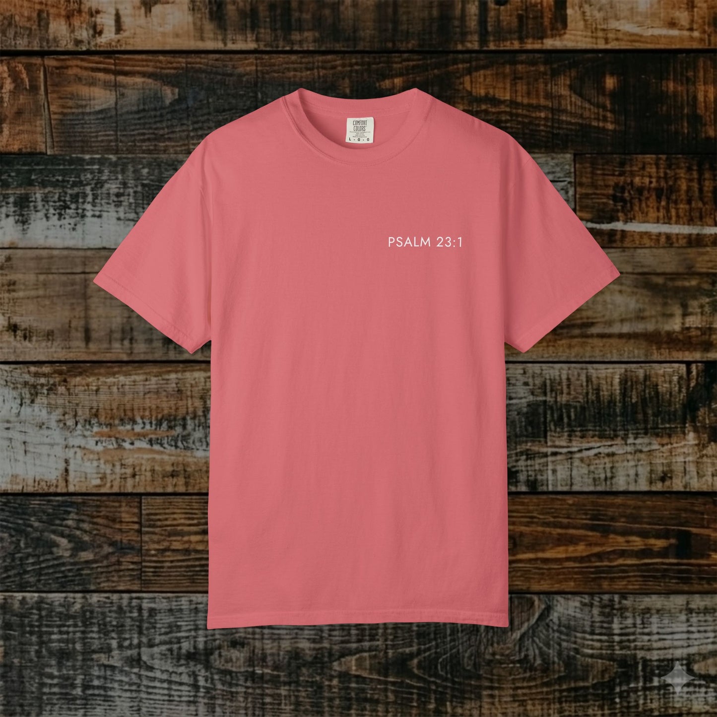 Subtle Messianic Hebrew Roots Tee — Psalm 23:1 Reference Only