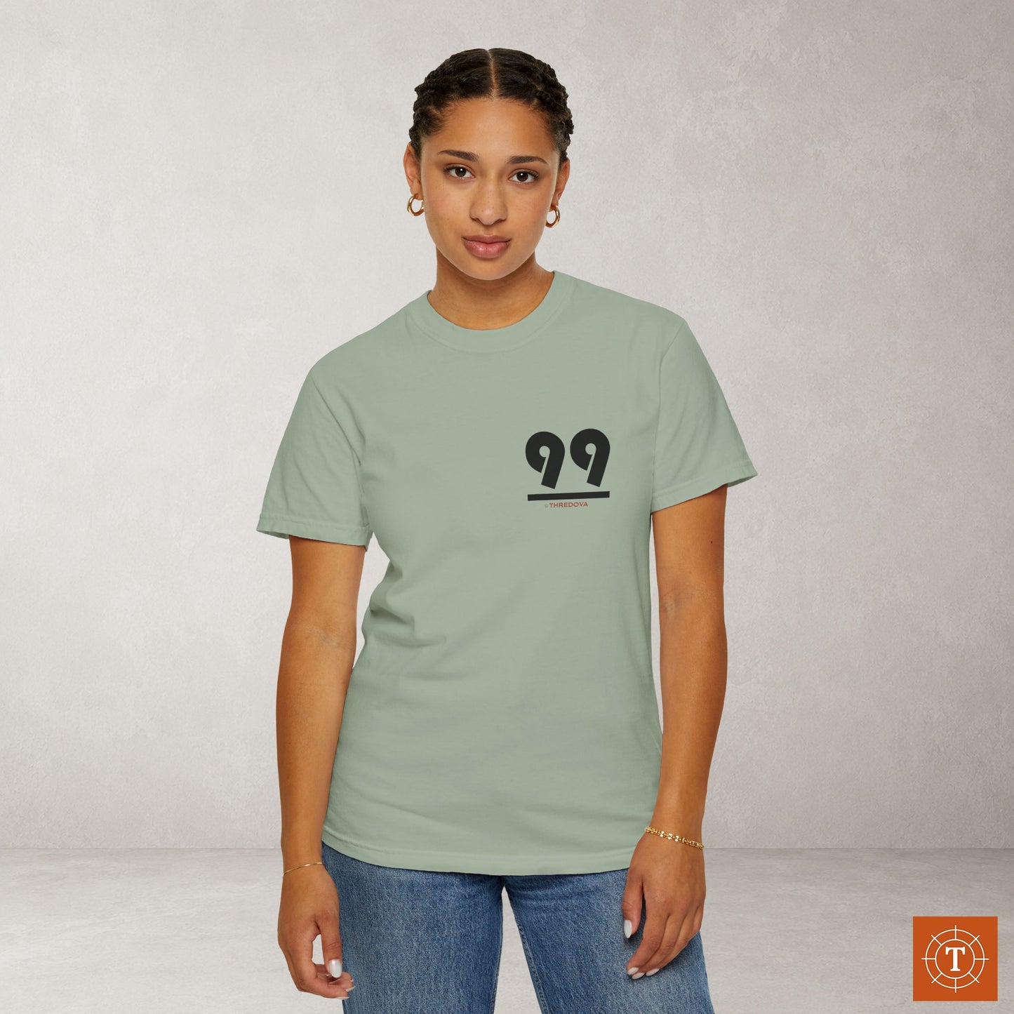 Illustrated Scripture Tee - Luke 15:4 - He leaves the ninety-nine to search for the one