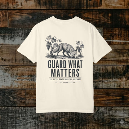 Illustrated Scripture Tee - Song of Solomon 2:15 - Guard What Matters
