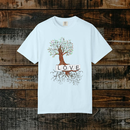 Illustrated Scripture Tee - Ephesians 3:17 - Rooted & Grounded in Love
