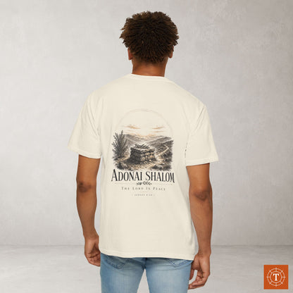 ADONAI SHALOM - Names of God Tee - Judges 6:24 - Back Print