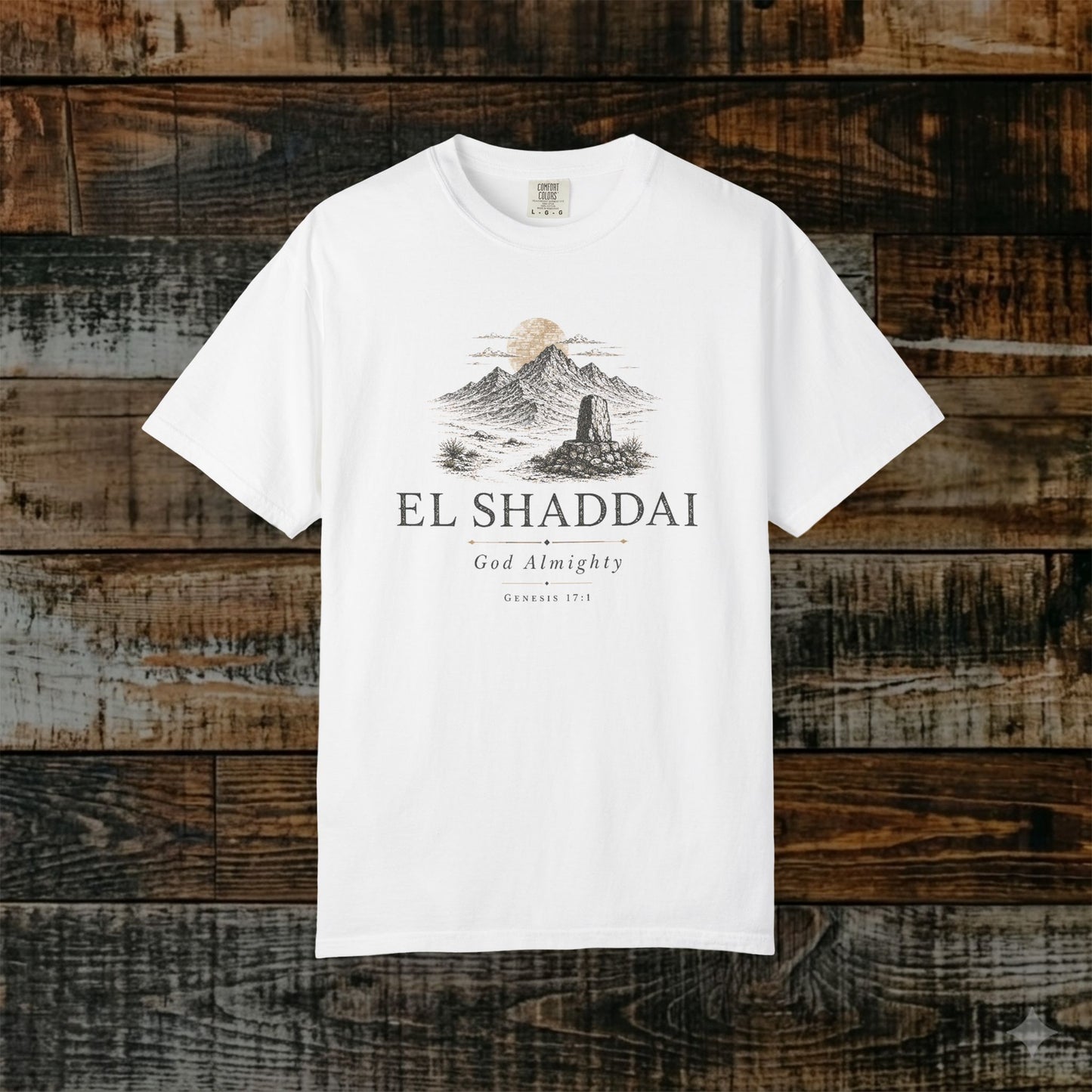 EL SHADDAI - Names of God Tee - Genesis 17:1 - Chest Print