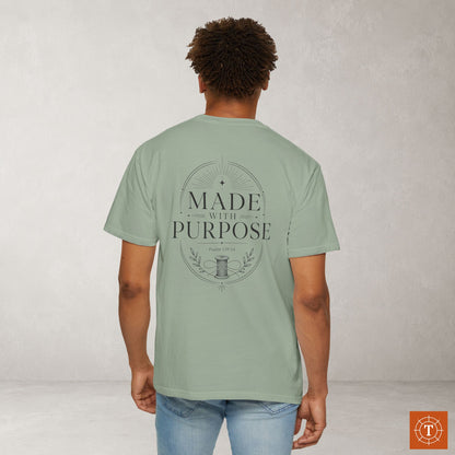 Illustrated Scripture Tee - Psalm 139:14 - Made with Purpose
