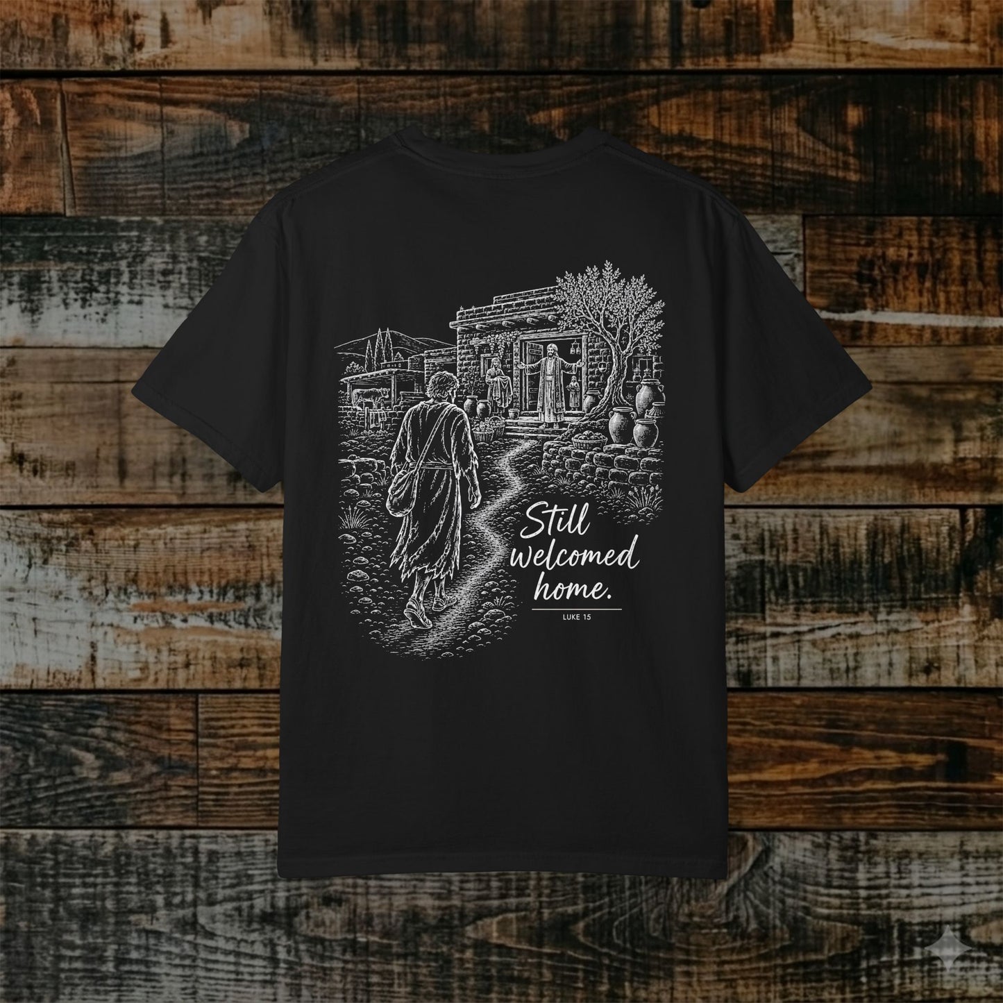 Illustrated Scripture Tee - Luke 15 - Still Welcomed