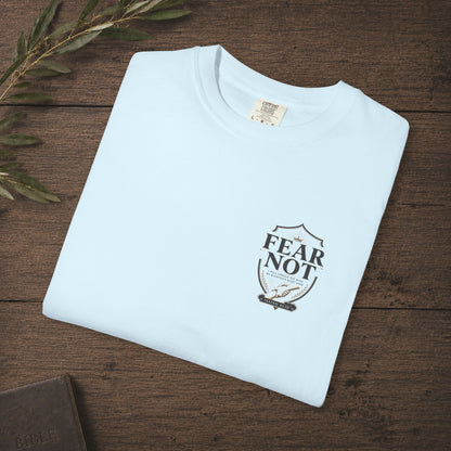 Fear Not — Isaiah 41:10 Subtle Scripture Tee | Chest Print