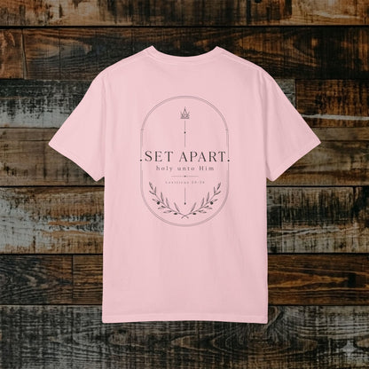 Illustrated Scripture - Leviticus 20:26 - Holy Unto Him Tee, Set Apart