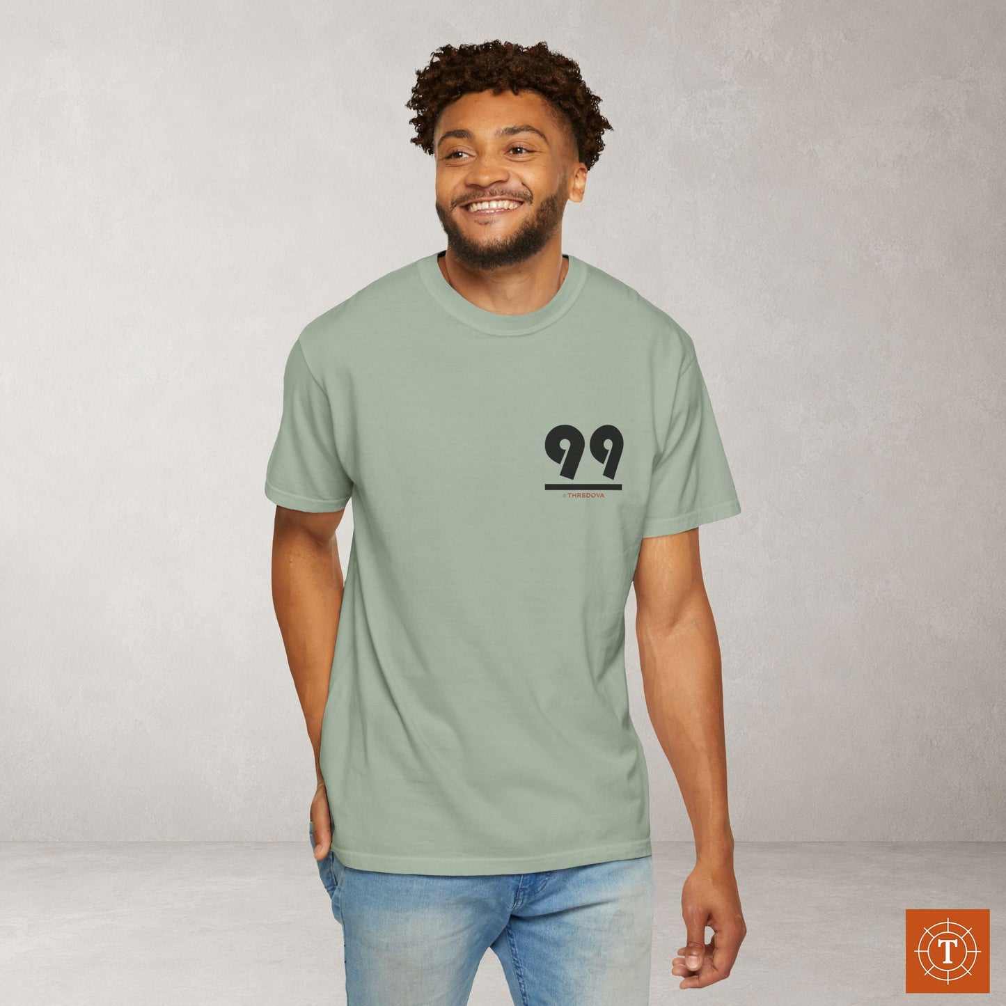 Illustrated Scripture Tee - Luke 15:4 - He leaves the ninety-nine to search for the one