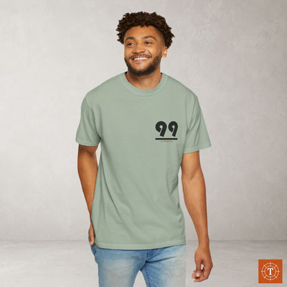 Illustrated Scripture Tee - Luke 15:4 - He leaves the ninety-nine to search for the one