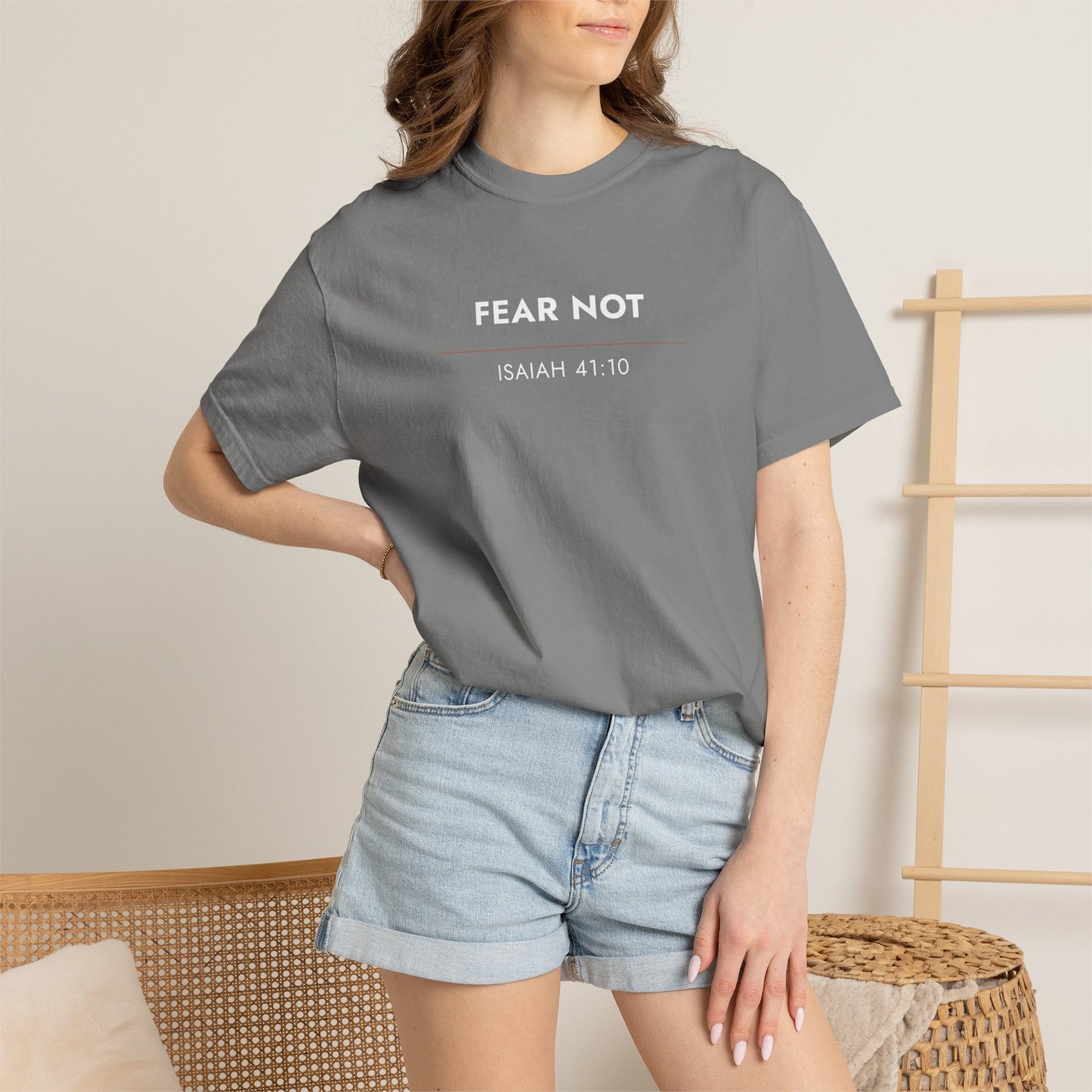 Fear Not — Isaiah 41:10 Christian Scripture Tee