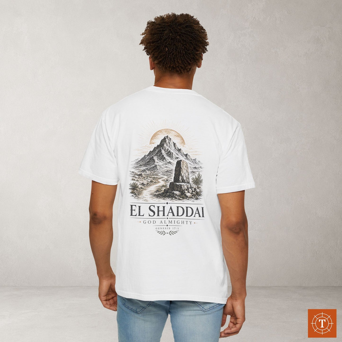 EL SHADDAI - Names of God Tee - Genesis 17:1 - Back Print