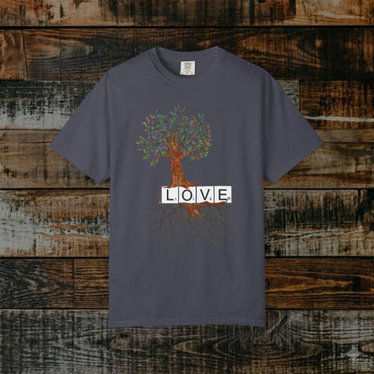 Illustrated Scripture Tee - Ephesians 3:17 - Rooted & Grounded in Love