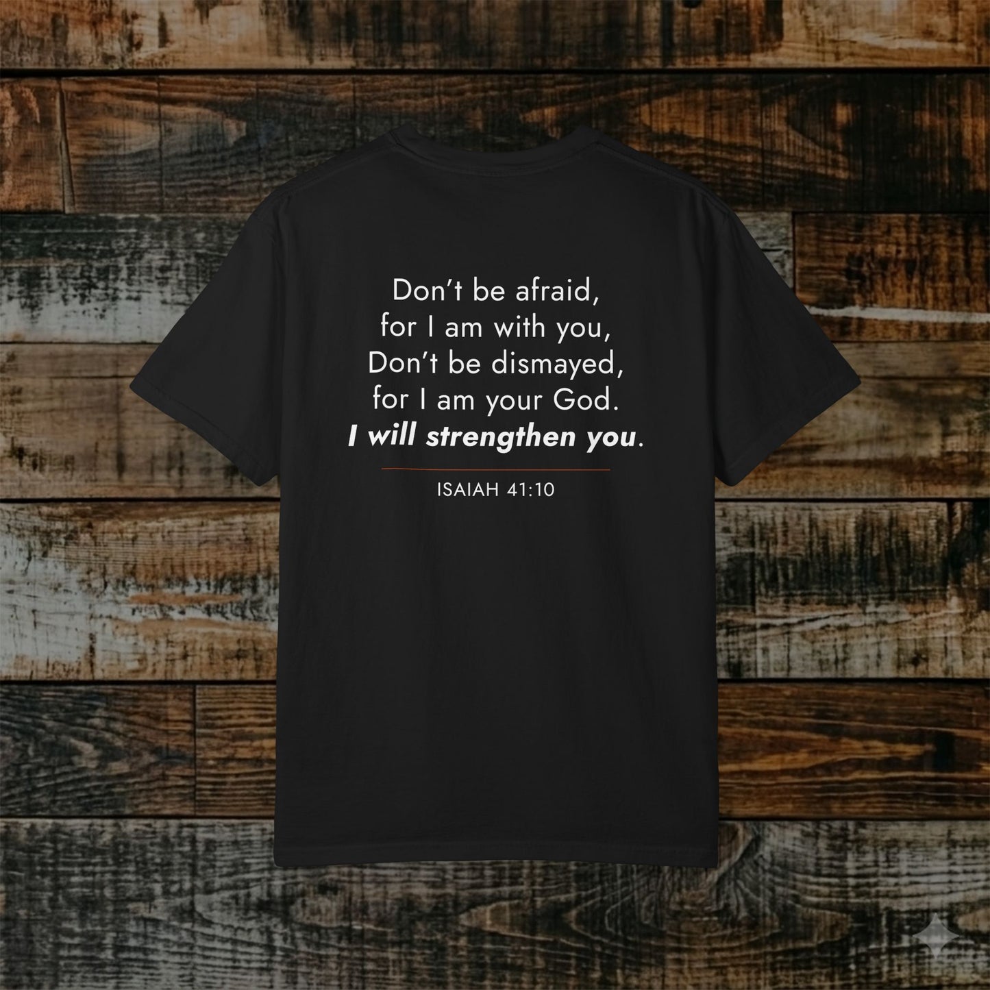 Isaiah 41:10 Christian Scripture Tee — Full Verse Collection
