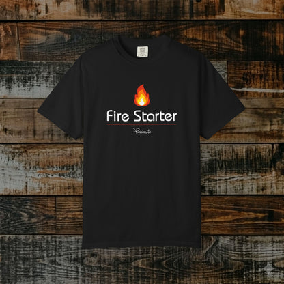 Illustrated Scripture Tee - Fire Starter - Passionate