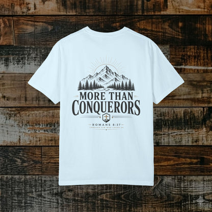 Illustrated Scripture - Romans 8:37 - More Than Conquerors Tee