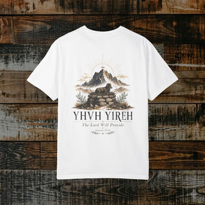 YHVH YIREH - Names of God Tee - Genesis 22:14 - Back Print