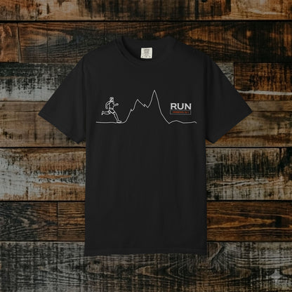 Illustrated Scripture Tee - Hebrews 12:1 - Run