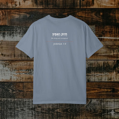 Original Language Scripture Tee: Joshua 1:9 — The Word in Hebrew