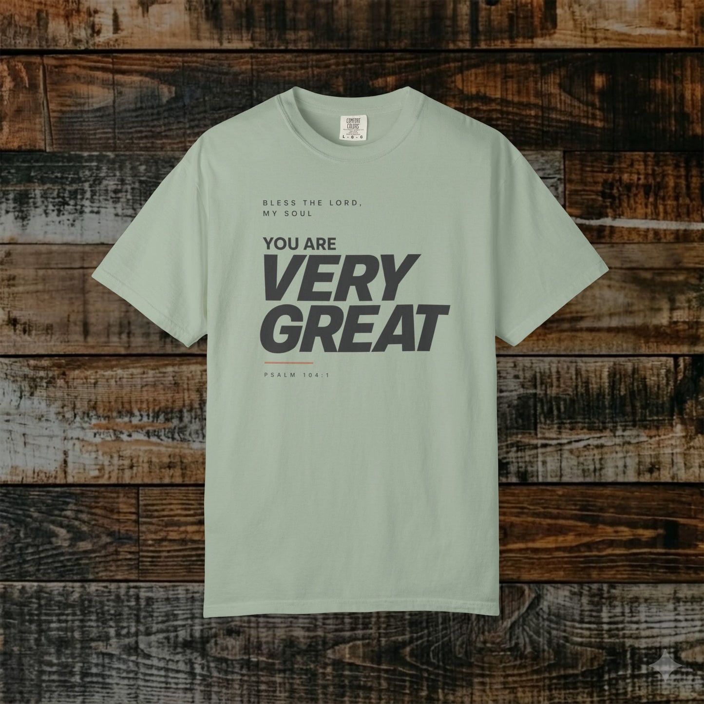 Psalm 104:1 Minimalist Christian Bible Verse Tee - Bless the LORD, my soul