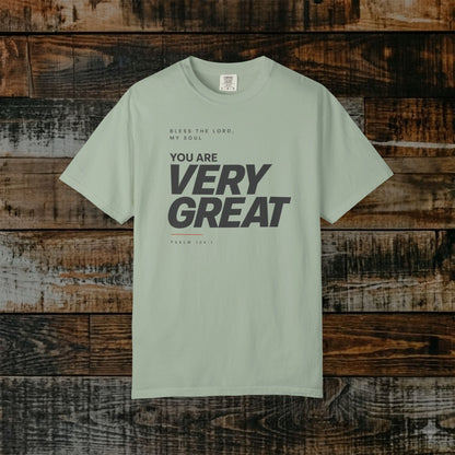 Psalm 104:1 Minimalist Christian Bible Verse Tee - Bless the LORD, my soul