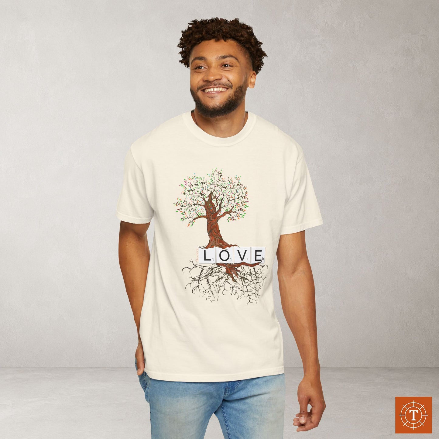 Illustrated Scripture Tee - Ephesians 3:17 - Rooted & Grounded in Love