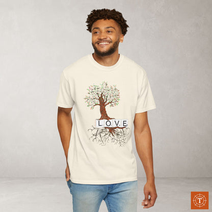 Illustrated Scripture Tee - Ephesians 3:17 - Rooted & Grounded in Love