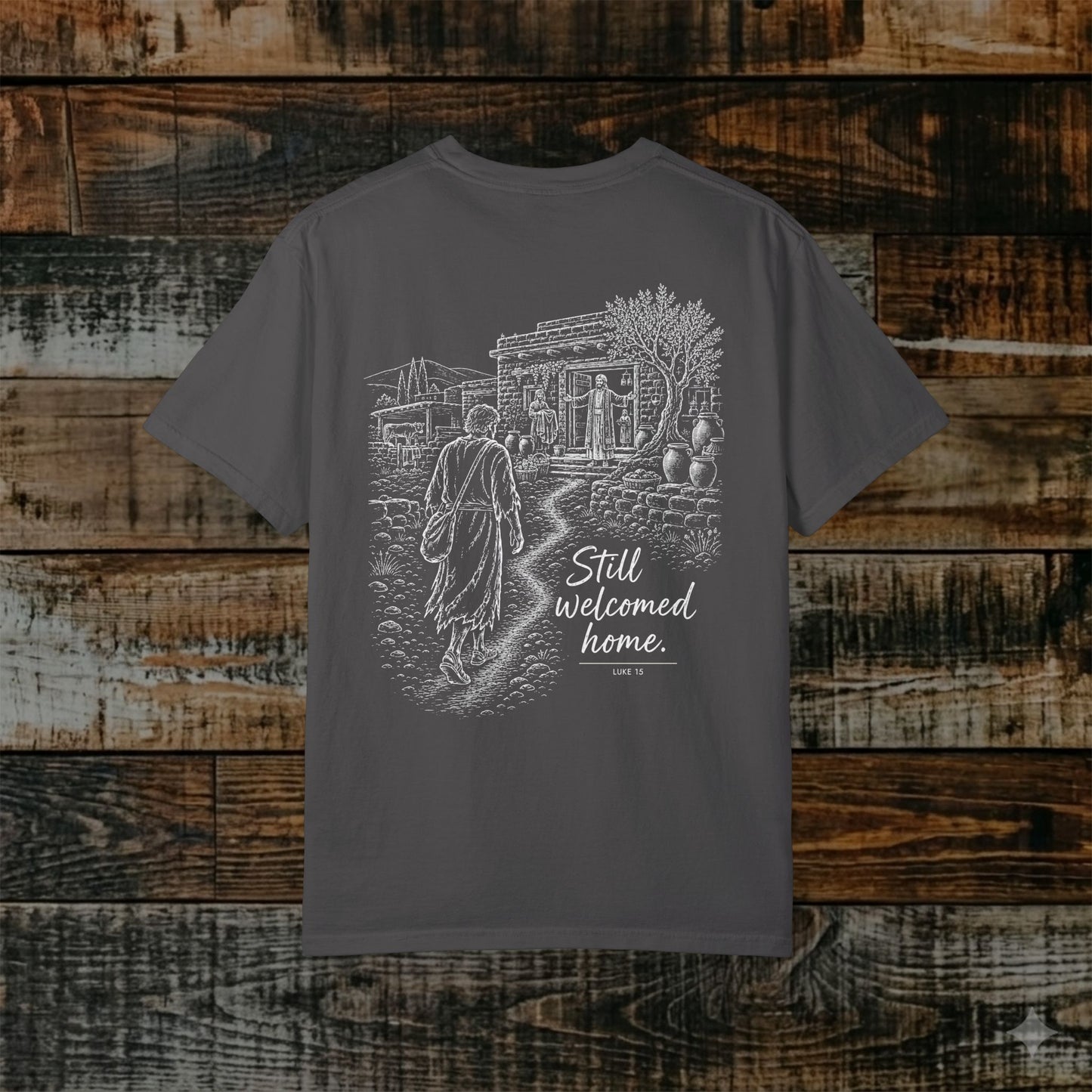 Illustrated Scripture Tee - Luke 15 - Still Welcomed