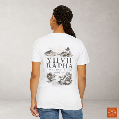 YHVH RAPHA - Names of God Tee - Exodus 15:26 - Back Print