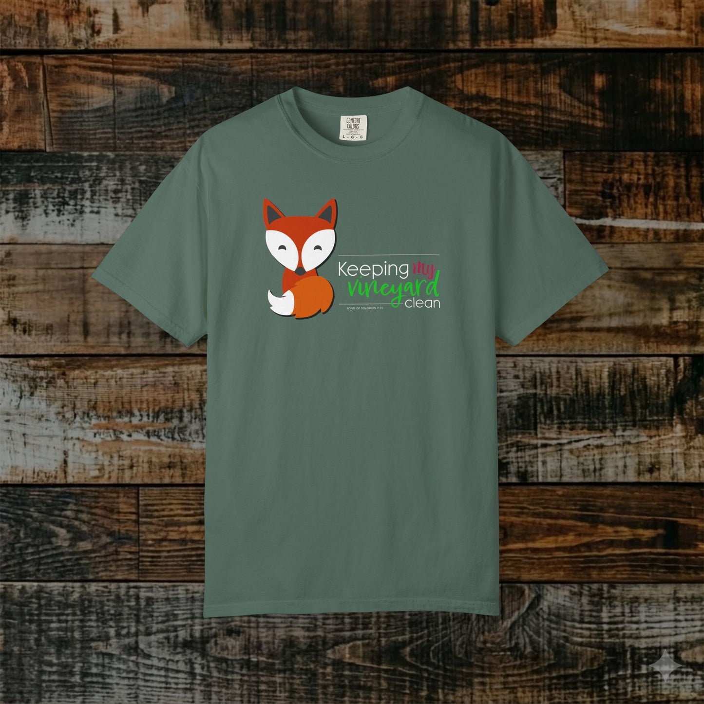 Illustrated Scripture Tee - Song of Solomon 2:15 - Foxes