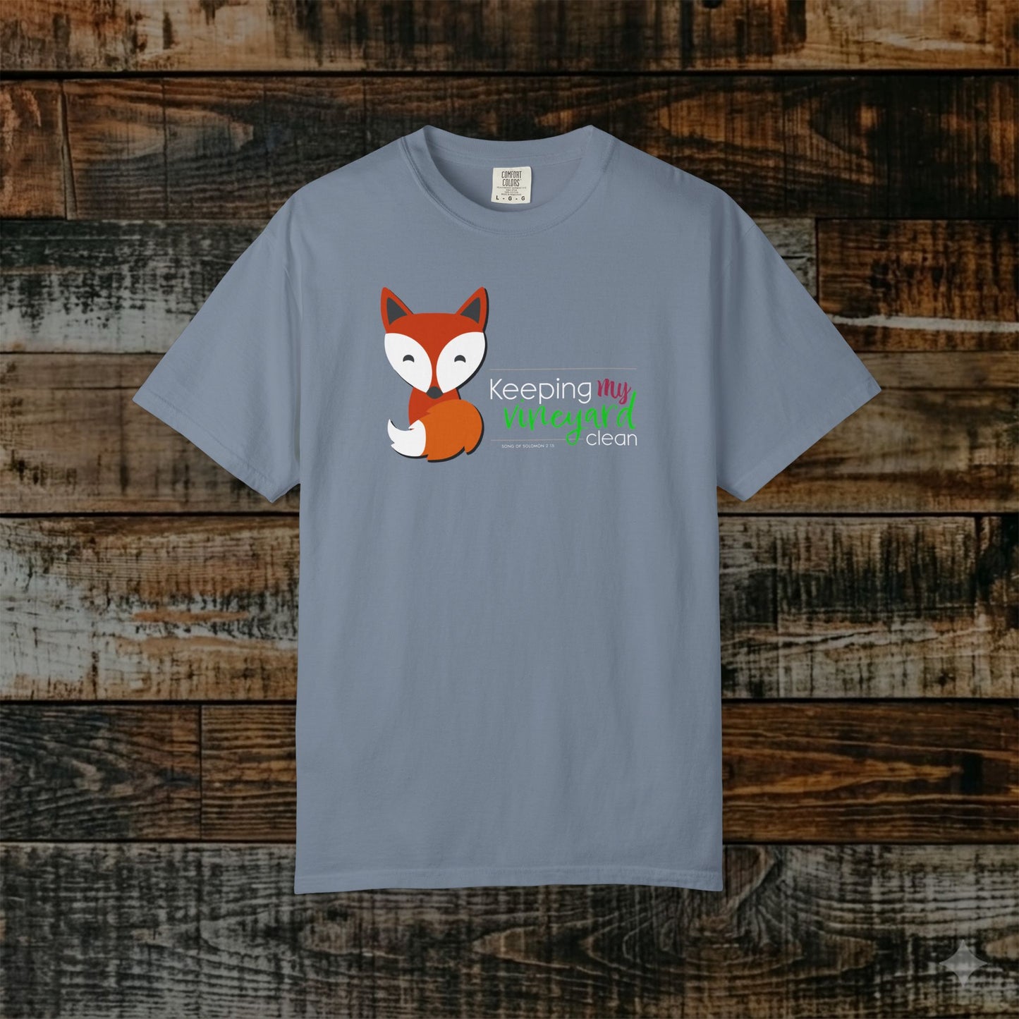 Illustrated Scripture Tee - Song of Solomon 2:15 - Foxes