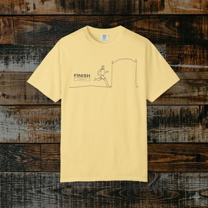 Illustrated Scripture Tee - 1 Timothy 4:7 - Finish The Race
