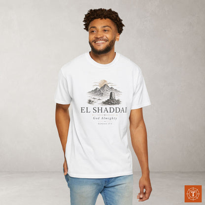 EL SHADDAI - Names of God Tee - Genesis 17:1 - Chest Print