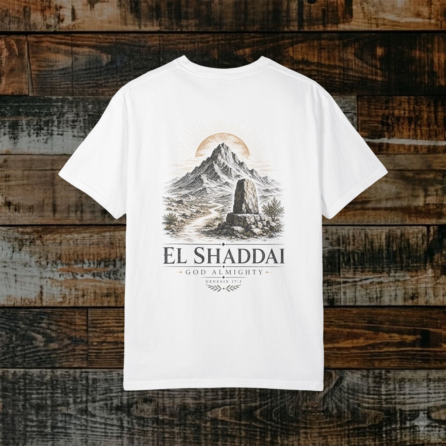 EL SHADDAI - Names of God Tee - Genesis 17:1 - Back Print