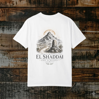 EL SHADDAI - Names of God Tee - Genesis 17:1 - Back Print