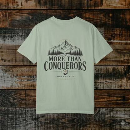 Illustrated Scripture - Romans 8:37 - More Than Conquerors Tee