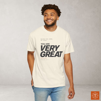 Psalm 104:1 Minimalist Christian Bible Verse Tee - Bless the LORD, my soul