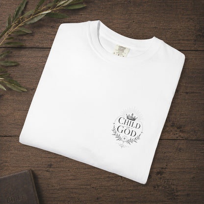 Child of God — 1 John 3:1 Subtle Scripture Tee | Chest Print