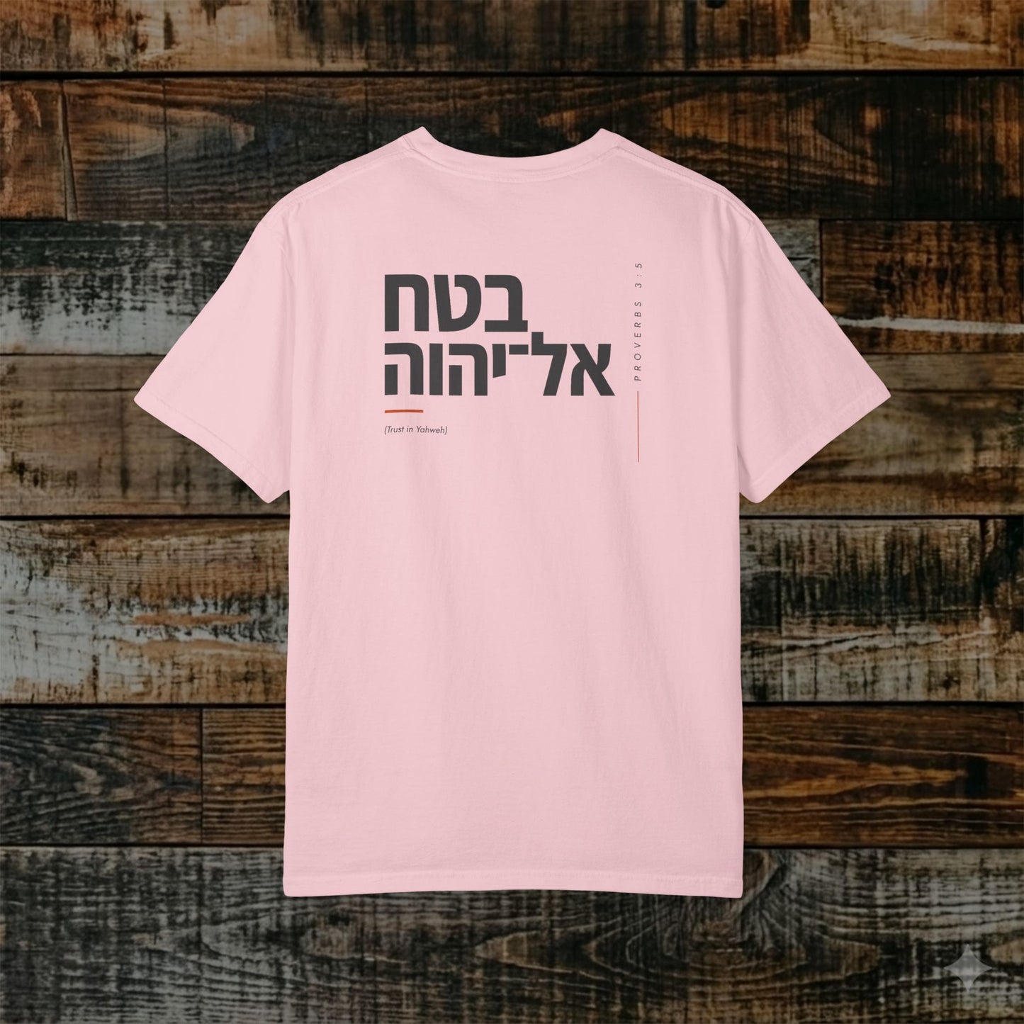 Original Language Scripture Tee: Proverbs 3:5 - Trust in Yahweh