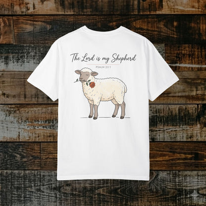 Illustrated Scripture Tee - Psalm 23:1 - The Lord is My Shepherd