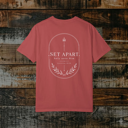 Illustrated Scripture - Leviticus 20:26 - Holy Unto Him Tee, Set Apart