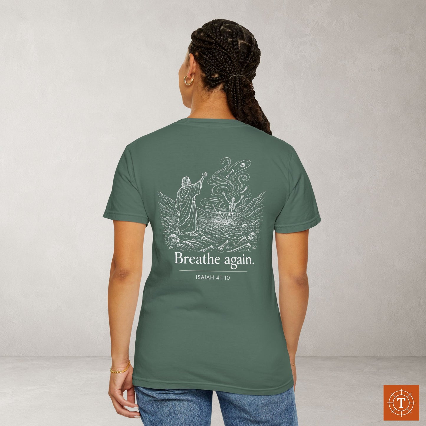 Illustrated Scripture Tee - Ezekiel 37 - Breathe Again