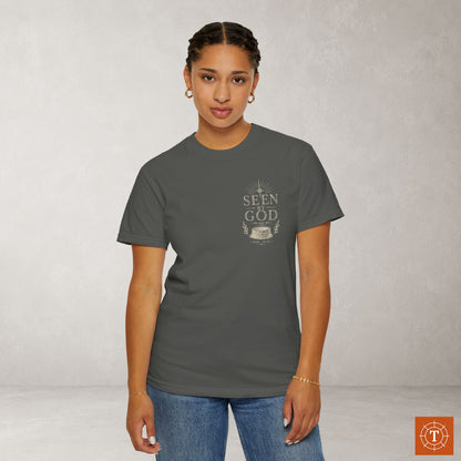 Seen by God — Genesis 16:13 Subtle Scripture Tee | Chest Print
