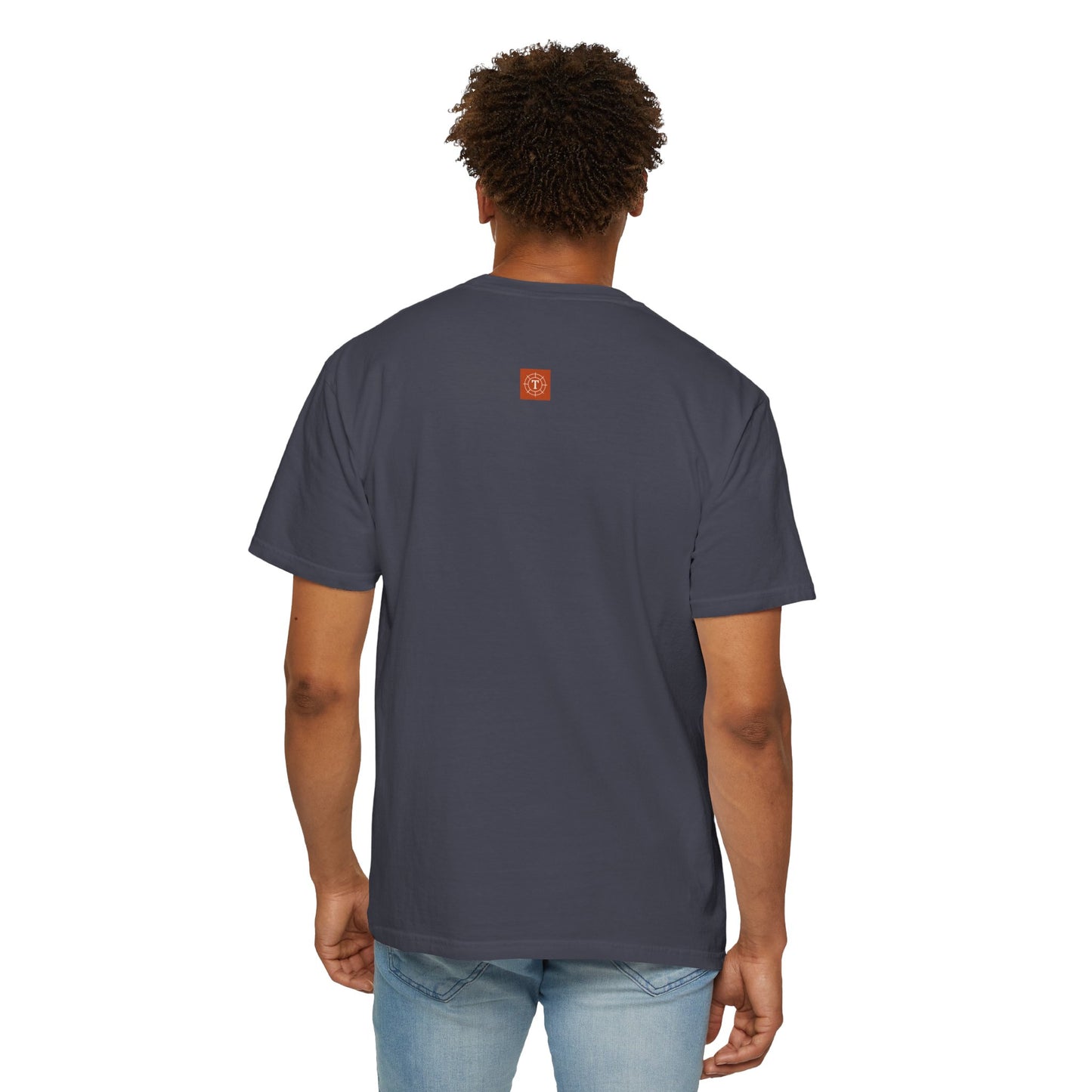 Be Still — Exodus 14:14 Subtle Scripture Tee | Chest Print