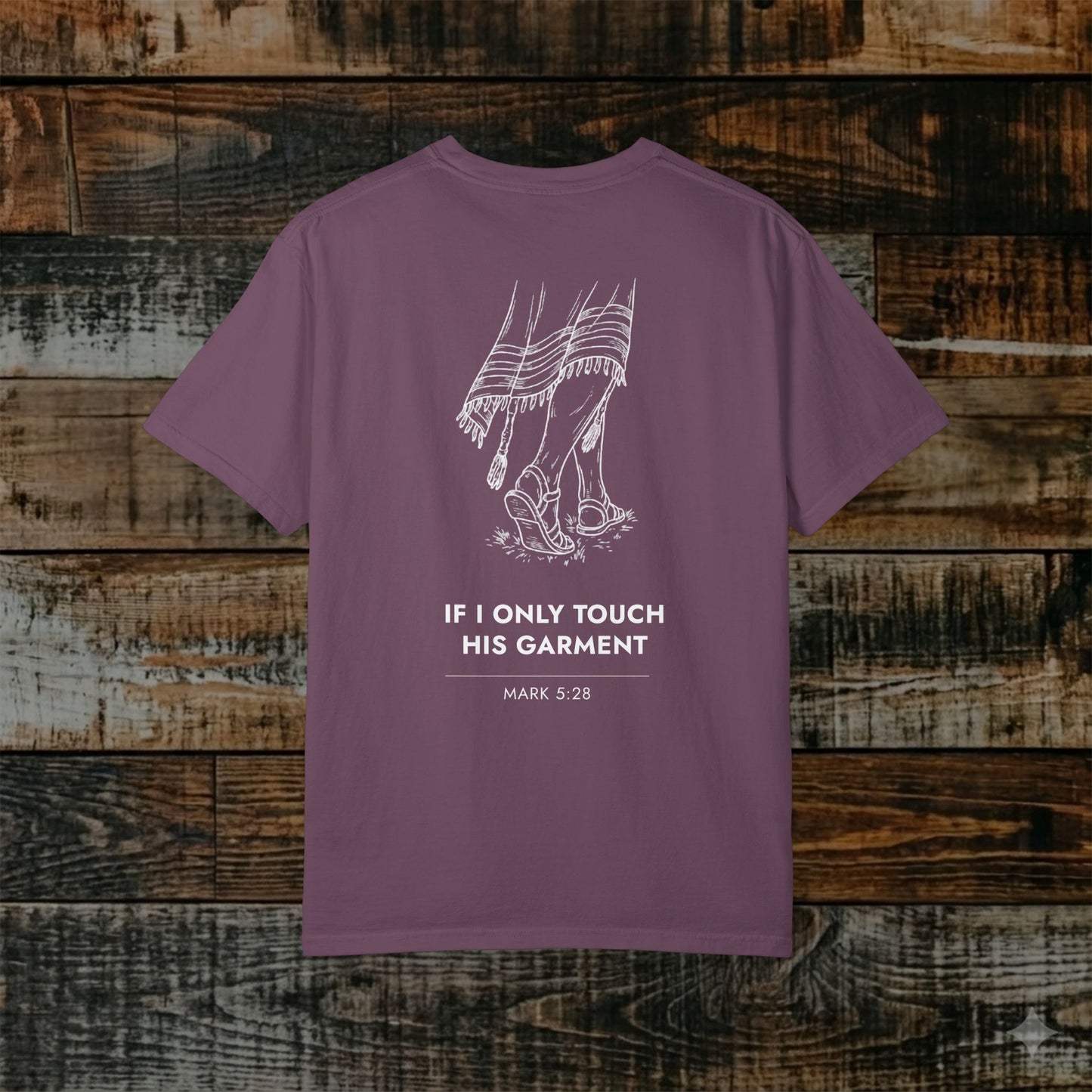 Illustrated Scripture Tee - Mark 5:28 - Remarkable faith