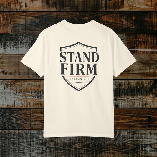 Illustrated Scripture Tee - Ephesians 6:13 - Stand Firm